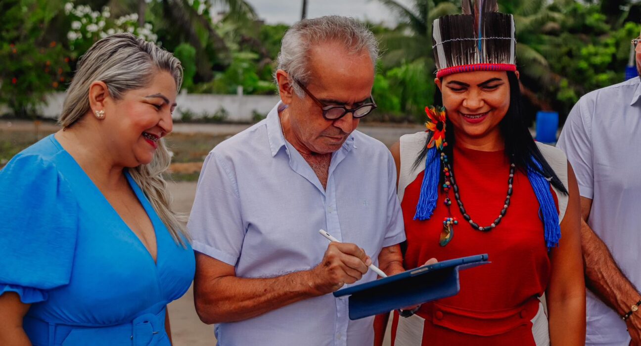 Prefeito autoriza início de obras da Praça do Cuiá, que será a 2ª no bairro construída pela atual gestão