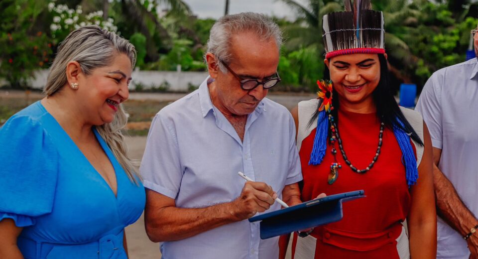 Prefeito autoriza início de obras da Praça do Cuiá, que será a 2ª no bairro construída pela atual gestão